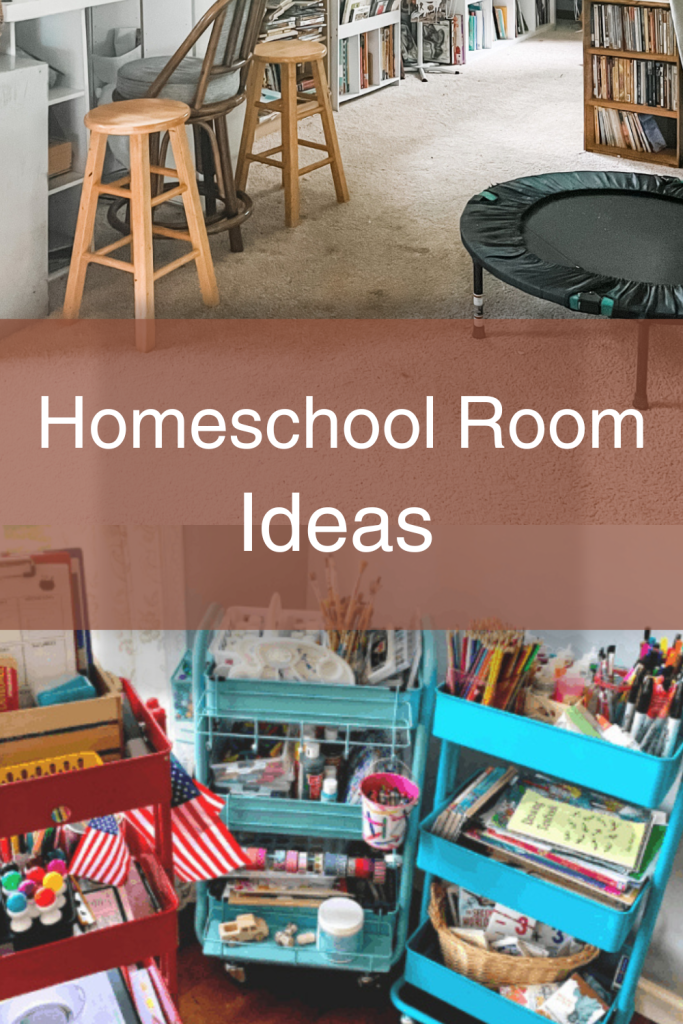 Homeschool room photographs 