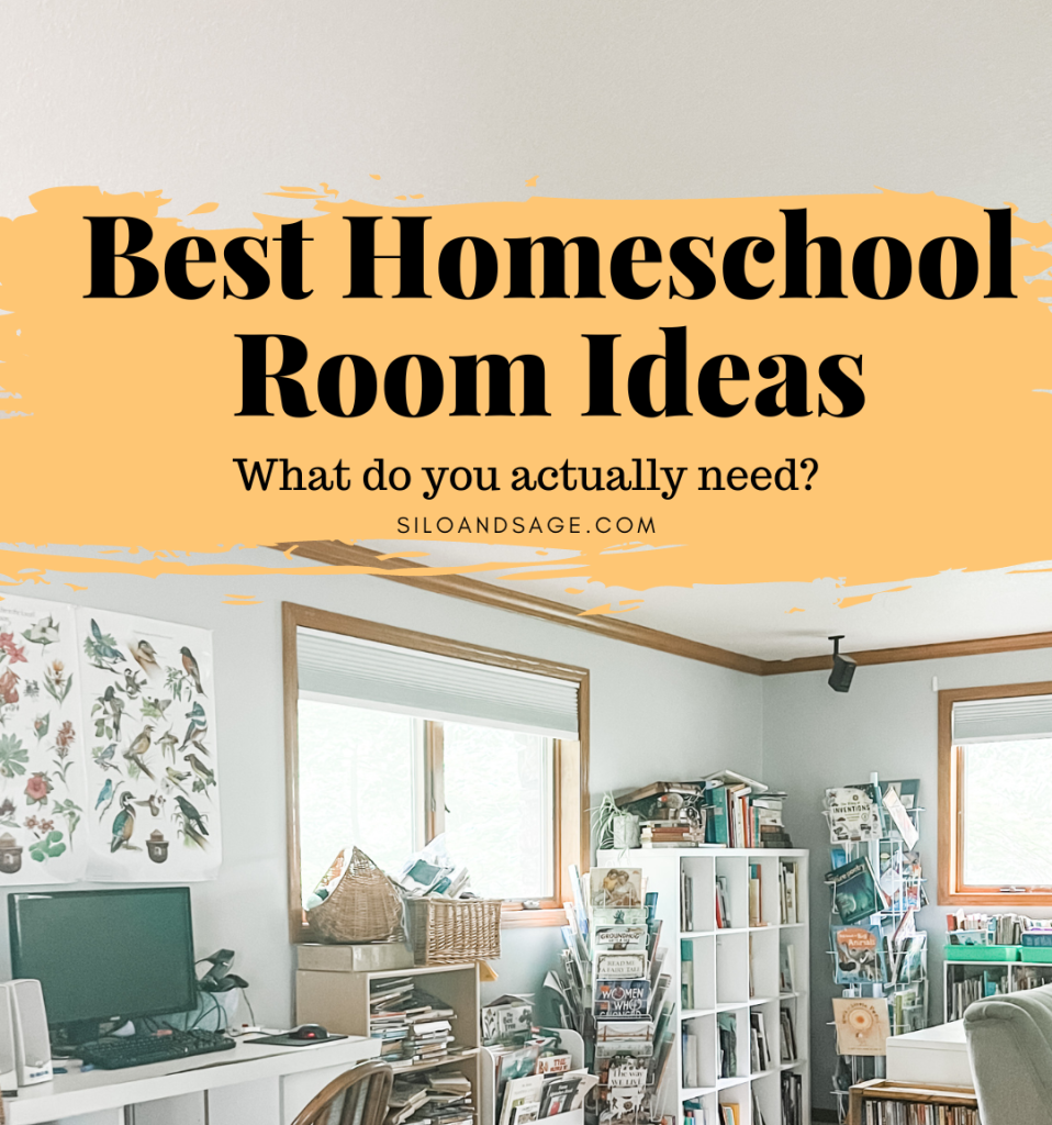Homeschool room ideas. a picture of a homeschool room